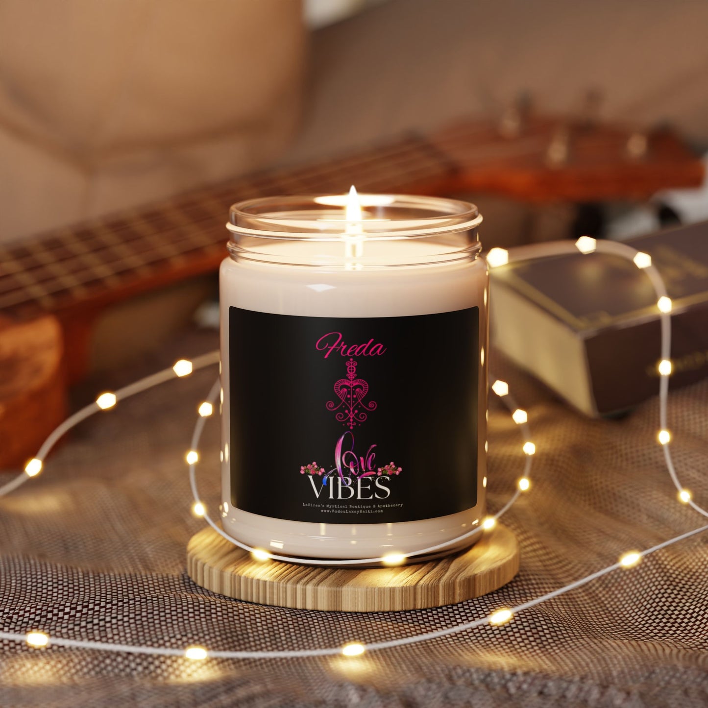 Ezili Freda Veve Scented Soy Candle, 9oz