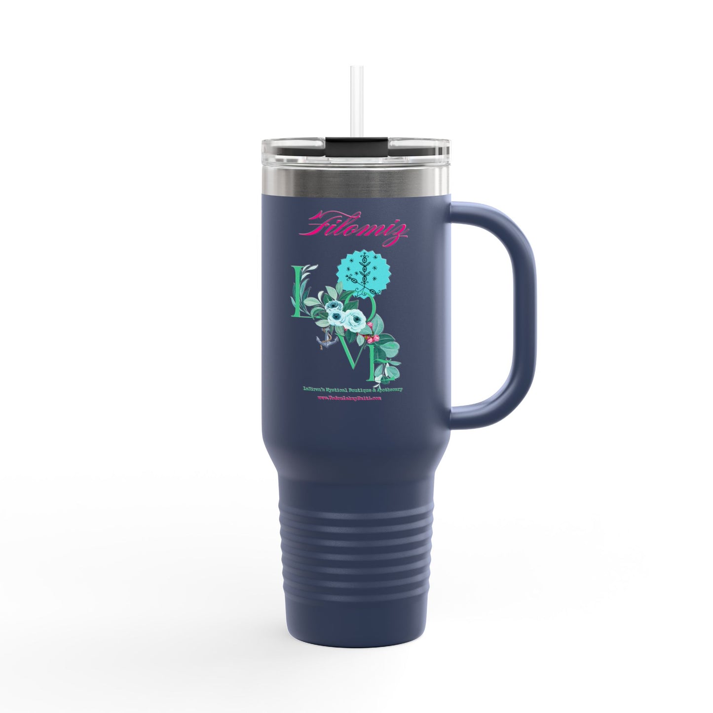 Filomiz Insulated Travel Mug, 40oz