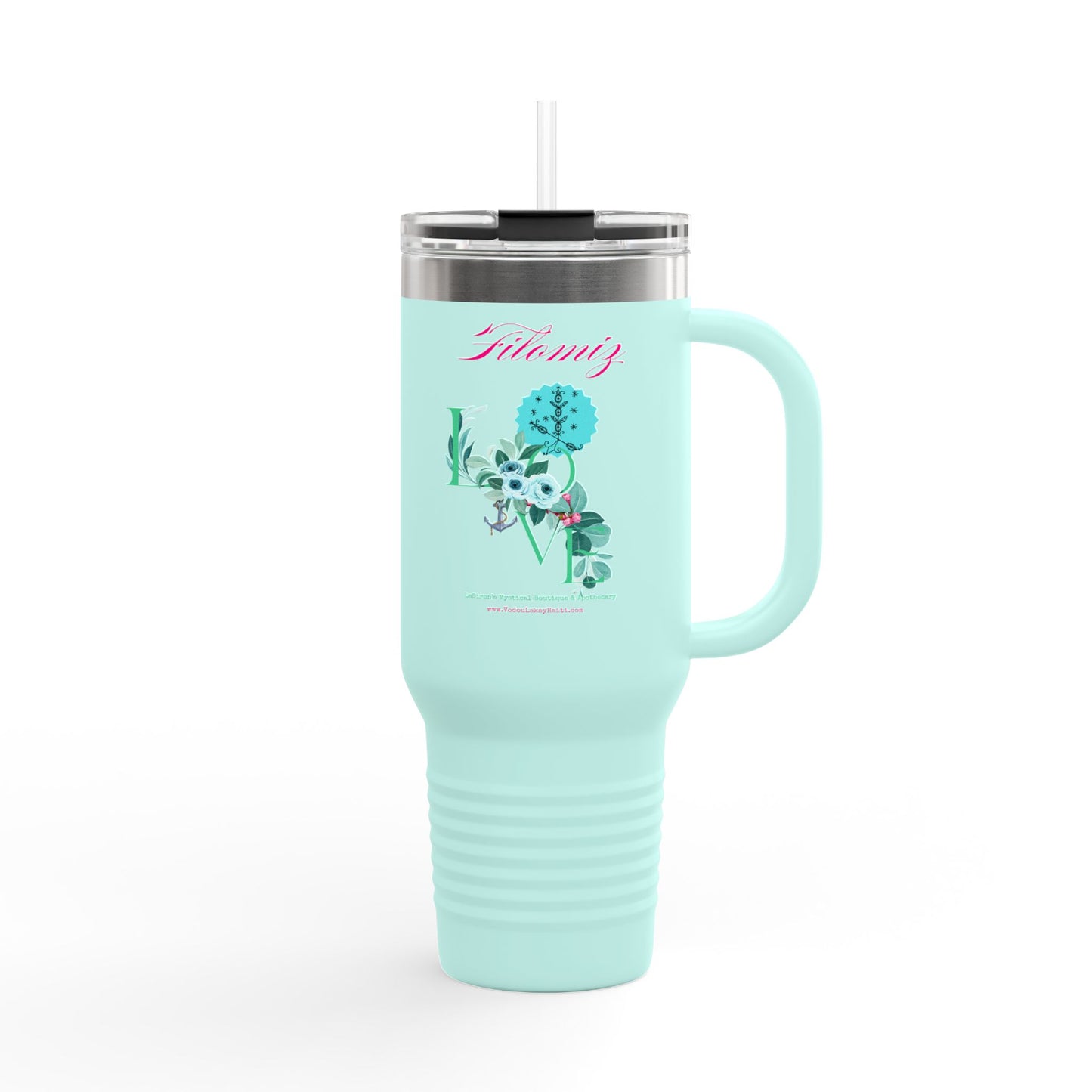 Filomiz Insulated Travel Mug, 40oz