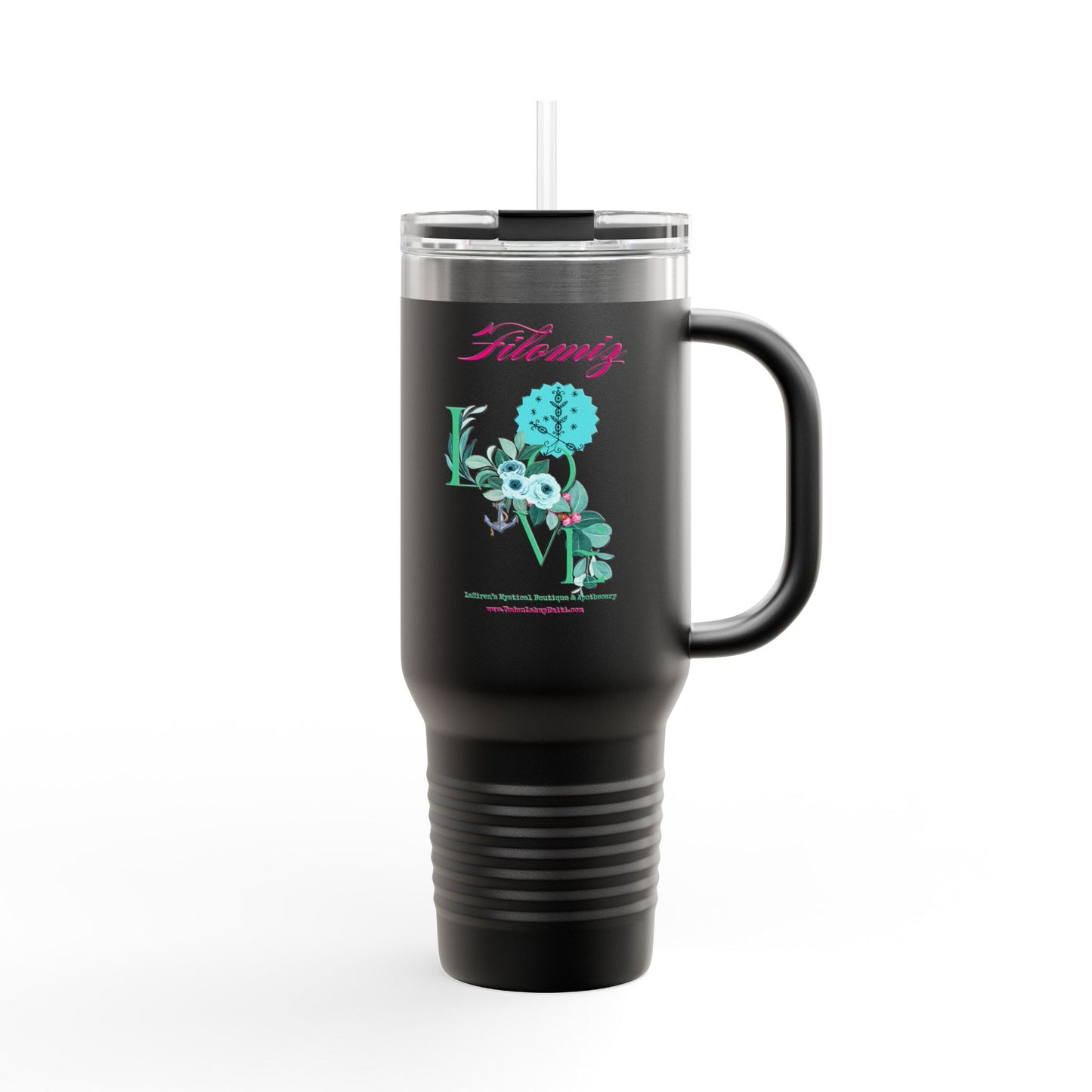 Filomiz Insulated Travel Mug, 40oz